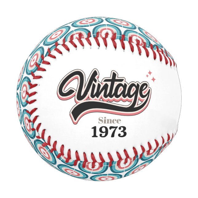Vintage seit - 1973 baseball (Vorderseite Links)