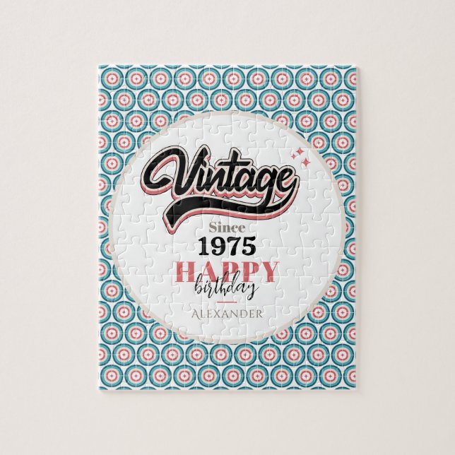 Vintage seit - 1975 puzzle (Vertikal)