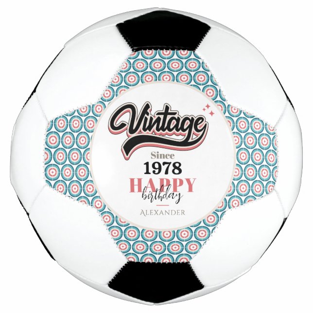 Vintage seit - 1978 fußball (Vorderseite)