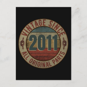 VINTAGE SEIT 2011 ALLE ORIGINALTEILE. POSTKARTE
