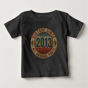 VINTAGE SEIT 2013 ALLE ORIGINALTEILE. BABY T-SHIRT