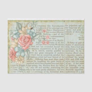 Vintage Seite Seidenpapier