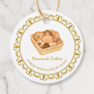 Vintage selbst gemachte Cookies hängen Tag Geschenkanhänger