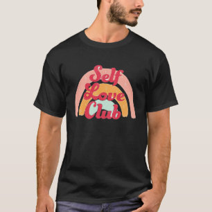 Vintage Selbstbedienung Liebe Club Farbenfrohe Reg T-Shirt