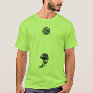 Vintage Semikolon-Shirt T-Shirt