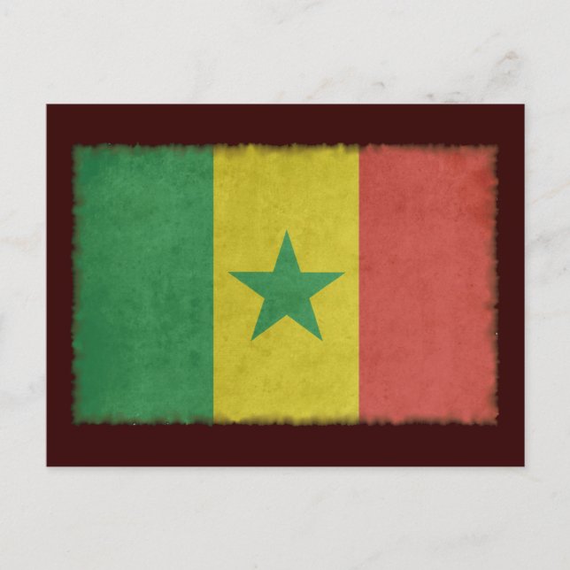 Vintage Senegal Postkarte (Vorderseite)