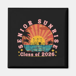 Vintage Senior Sunrise 2026 Absolventen von Cl Magnet