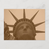 Vintage Sepia Tone Freiheitsstatue