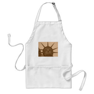 Vintage Sepia Tone Freiheitsstatue Schürze