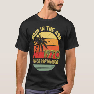 Vintage September 1970 49. Geburtstag T-Shirt