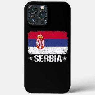 Vintage serbische Flagge Kid Men Patriotic  Case-Mate iPhone Hülle