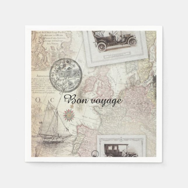 Vintage Serviette (Vorderseite)