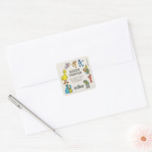 Vintage-Sesame-Street-Charaktere-Geburtstags-Quadr