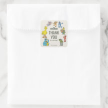 Vintage-Sesame-Street-Charaktere-Geburtstags-Quadr