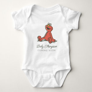 Vintage Sesame Street - Elmo neues Baby kommt bald Strampler