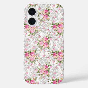 Vintage Shabby Blumen iPhone 16 Hülle