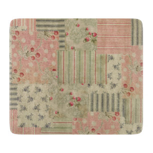 Vintage Shabby Chic Kirschblüten-Decoupage Schneidebrett