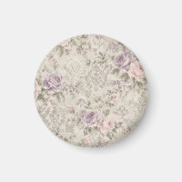 Vintage Shabby Chic Rosa und Lavendelrosen Lendenk