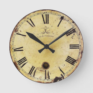 Vintage Shabby Chic Wanduhr