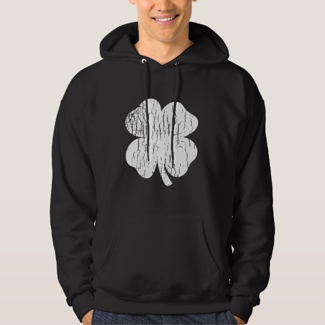 Vintage Shamrock Hoodie (Vorderseite)
