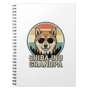 Vintage-Shiba-Inu-Opa-Hunde-Shirt-Design_1 Notizblock