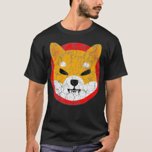Vintage Shiba Inu SHIB Crypto Logo T-Shirt