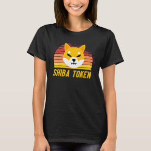 Vintage Shiba Inu Token Krypto Münze Kryptowährung T-Shirt
