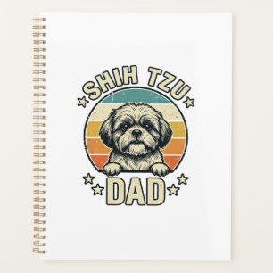 Vintage-Shih-Tzu-Vater-Hunde-Liebhaber-Shirt-Desig Planer