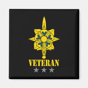 Vintage-Shirt des Military Intelligence Corps für  Magnet