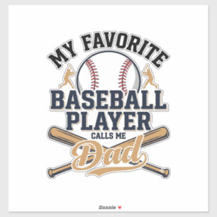 Vintage-Shirt-Design Lieblingsplayer Baseball-Vate Aufkleber