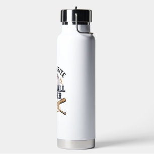 Vintage-Shirt-Design Lieblingsplayer Baseball-Vate Trinkflasche