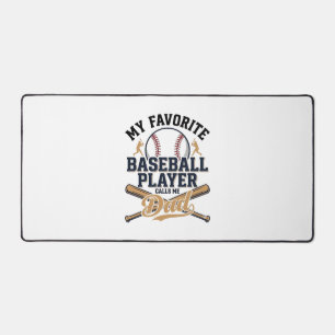 Vintage-Shirt-Design Lieblingsspieler Baseball-Vat Schreibtischunterlage