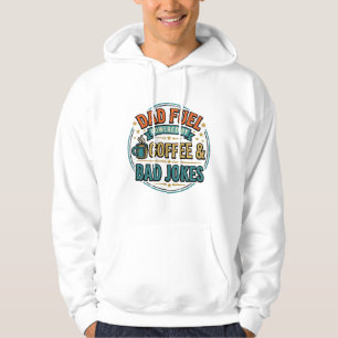 Vintage-Shirt-Design mit Papa-Treibstoff Kaffee un Hoodie