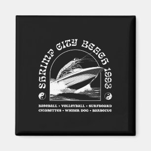 Vintage Shrimp City Beach 1993 Musik Rock Shrimp S Magnet