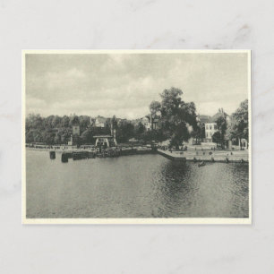 Vintage Sicht auf Bremen/Vegesack Postkarte