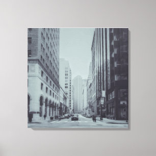 Vintage Sicht auf die San Francisco Street Leinwanddruck