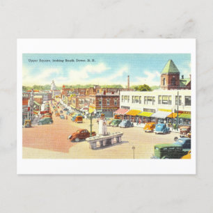 Vintage Sicht auf Dover, New Hampshire, Postkarte