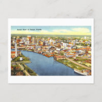 Vintage Sicht auf Tampa, Florida,