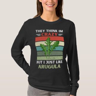 Vintage Sie denken, ich bin verrückt, aber ich mag T-Shirt