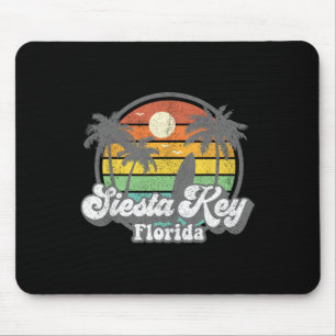 Vintage Siesta Key Beach Florida Surfen Retro 70er Mousepad