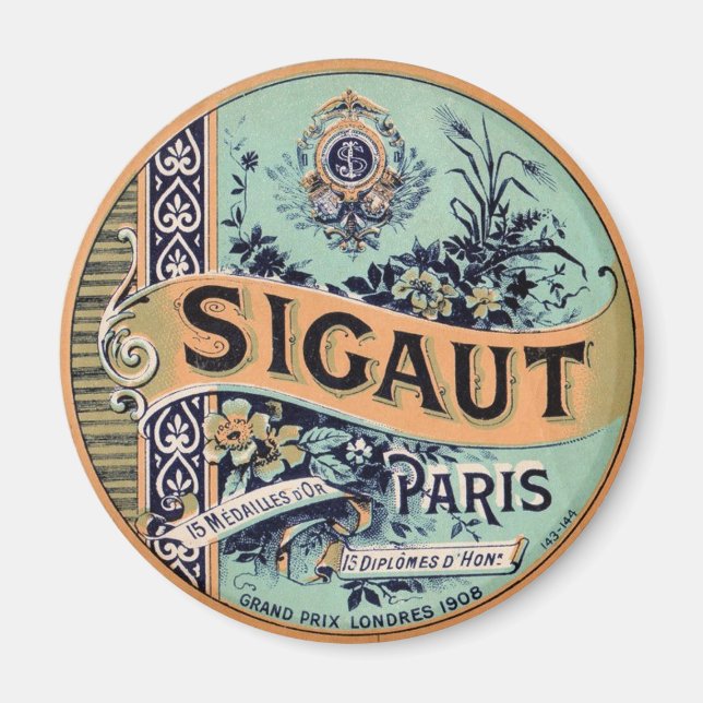 Vintage Sigaut-Werbung Magnet (Vorne)