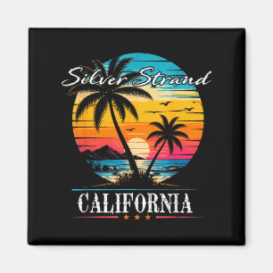 Vintage Silver Strand Kalifornien Strand Vibes Magnet
