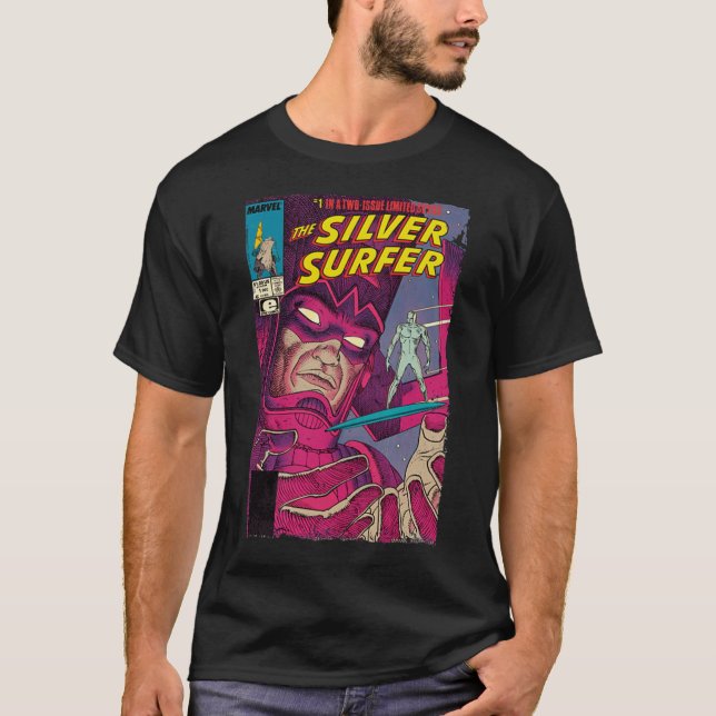 Vintage Silver Surfer Freunde T-Shirt (Vorderseite)