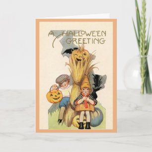 Vintage - Sing ein Lied von Halloween, Karte