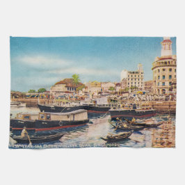 Vintage Singapore Kitchen Towel Geschirrtuch