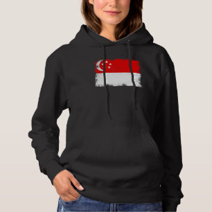 Vintage Singapur-Flagge Singapur Unabhängigkeitsta Hoodie