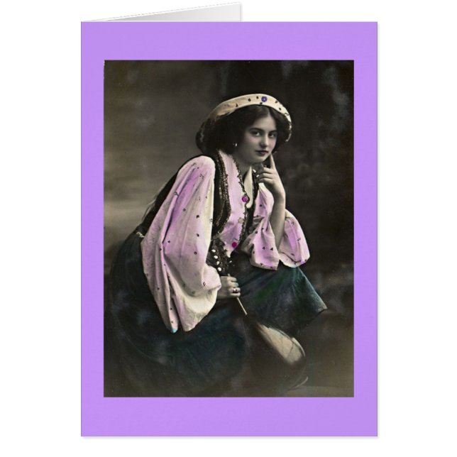 Vintage Sinti und Roma-Frau (Vorne)