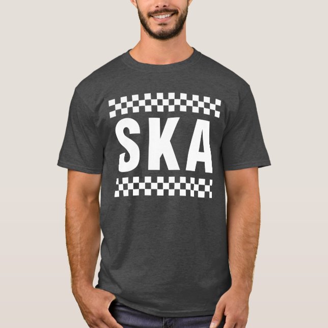Vintage Ska Musik T-Shirt (Vorderseite)