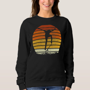 Vintage Skateboard Retro Skateboard Skater Geschen Sweatshirt