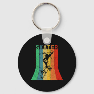 Vintage-Skateboarding-Bekleidung im distressed Loo Schlüsselanhänger